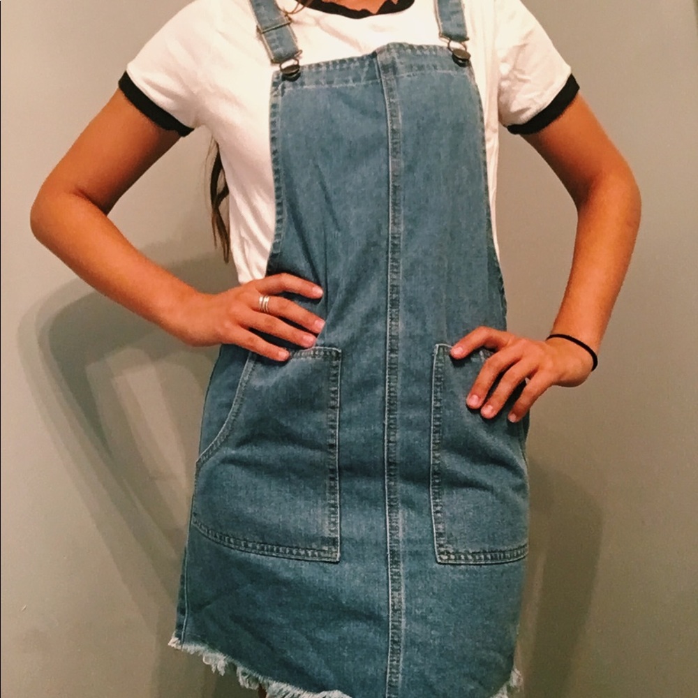 overall dress ✨🤗